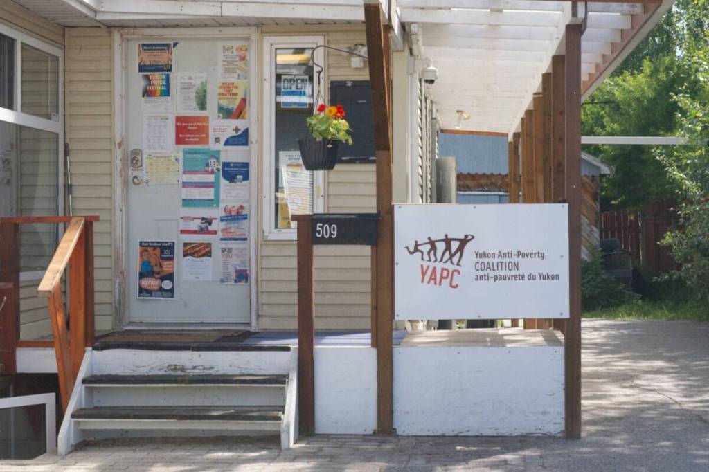 The Yukon Anti-Poverty Coalition office in Whitehorse on July 14, 2025.